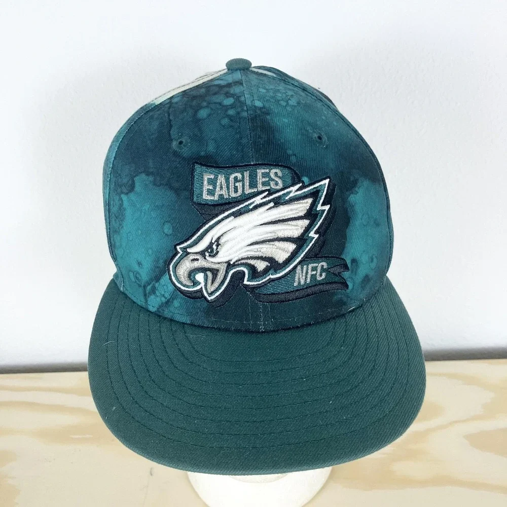 Philadelphia Eagles‎ Hat Cap Snap Back Mens One Size Green NFL Football New Era